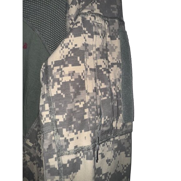 Massif Army Combat Shirt XS Digital Camo & Green Poly/Cotton Blend Tactical Gear - Picture 5 of 11